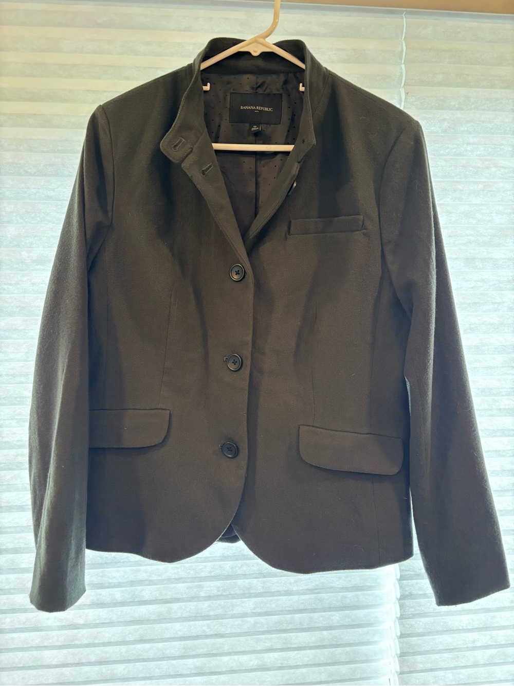 Banana Republic Women's Dark Olive Green Tailored Blazer Jacket